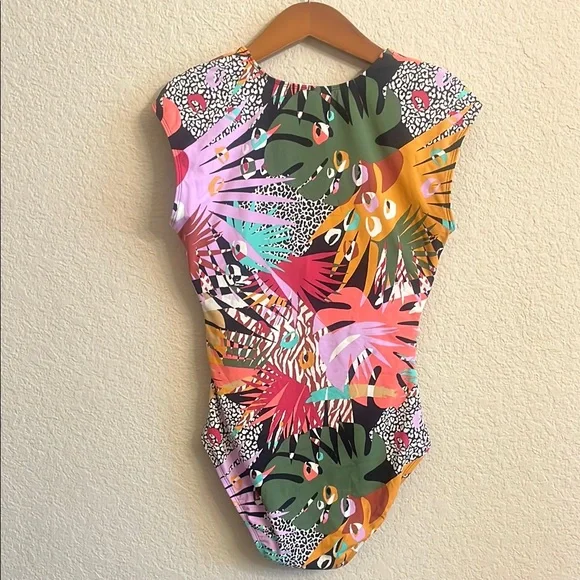 NWT Bleu Rod Beattie Tropical Print Colorful Patterned Swimsuit - Picture 2 of 10